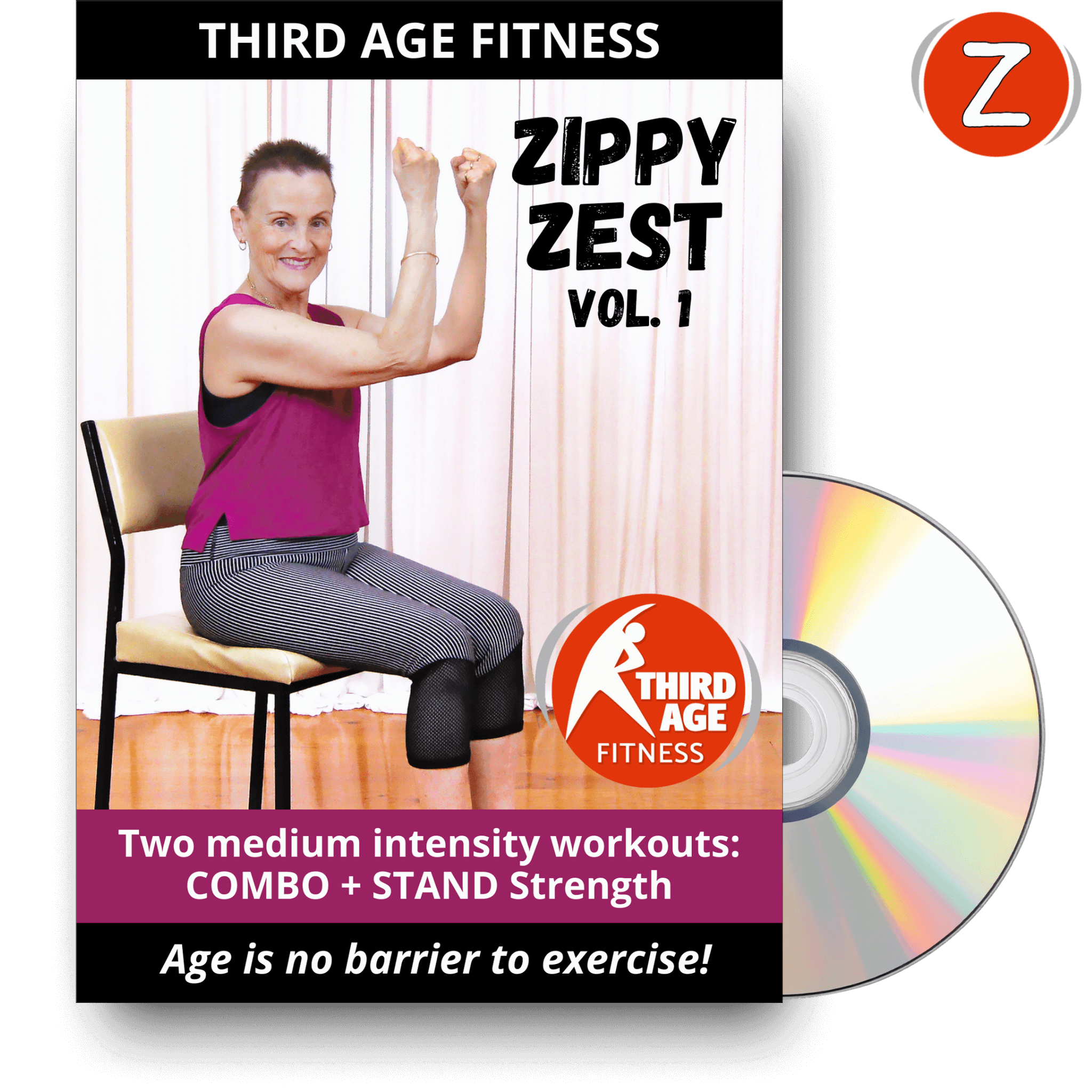Zippy Zest Vol. 1 - Home exercise DVD for older adults and seniors