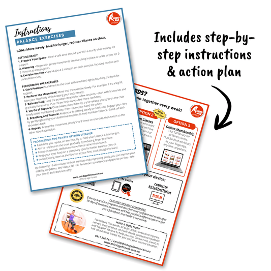 Steady Balance Exercise Card #01