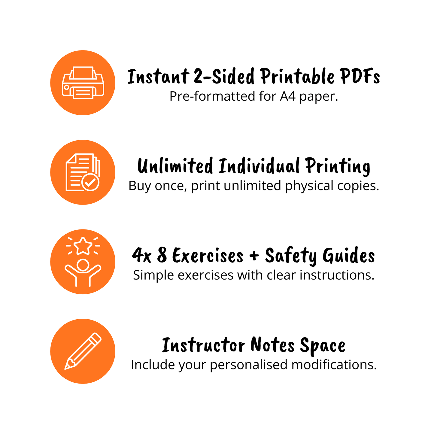 Participant Card: Series Bundle #1 (Bodyweight, Band, Ball, Balance)