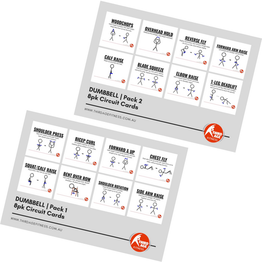 Dumbbell Circuit Card Combo (Pack #1 & 2)