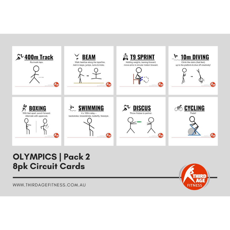Olympics Circuit Card Combo (Pack #1 & 2)