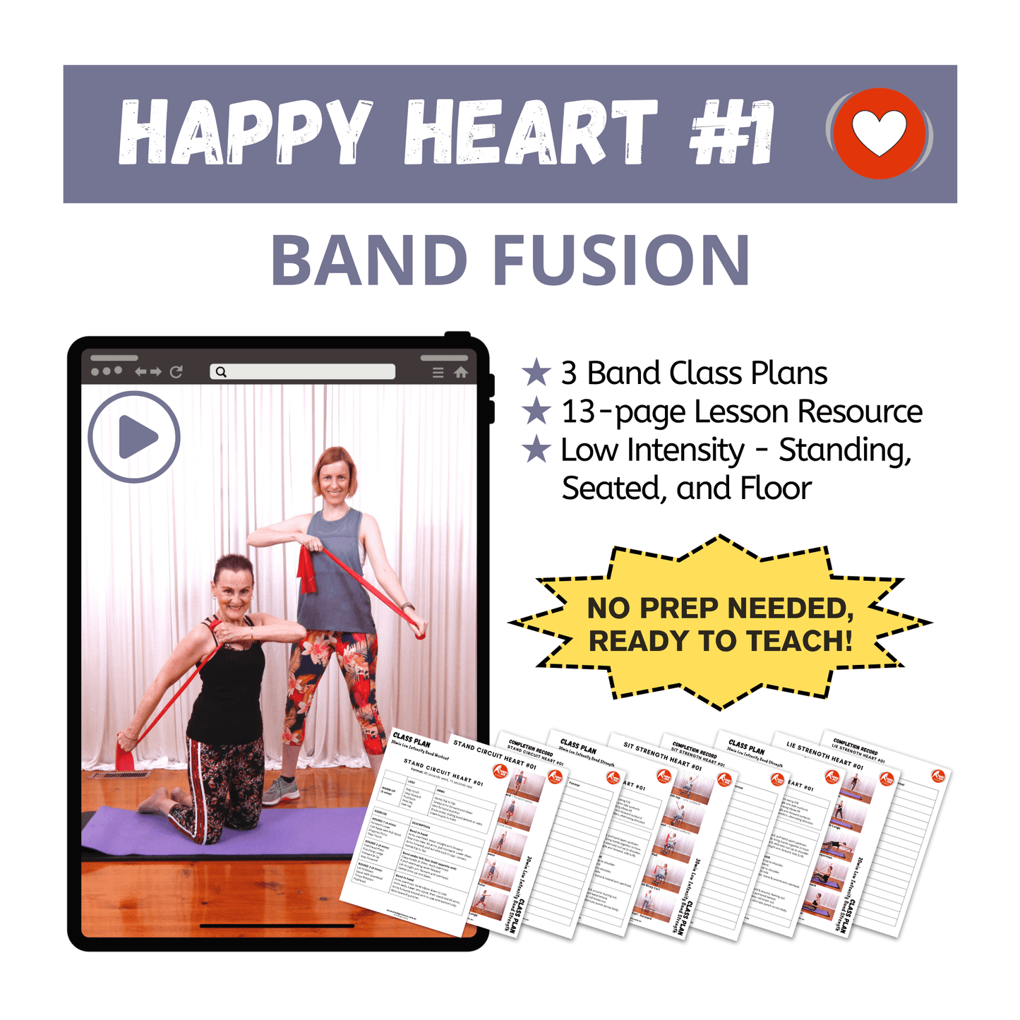 Happy Heart #1 - Band Fusion Class Plan Pack