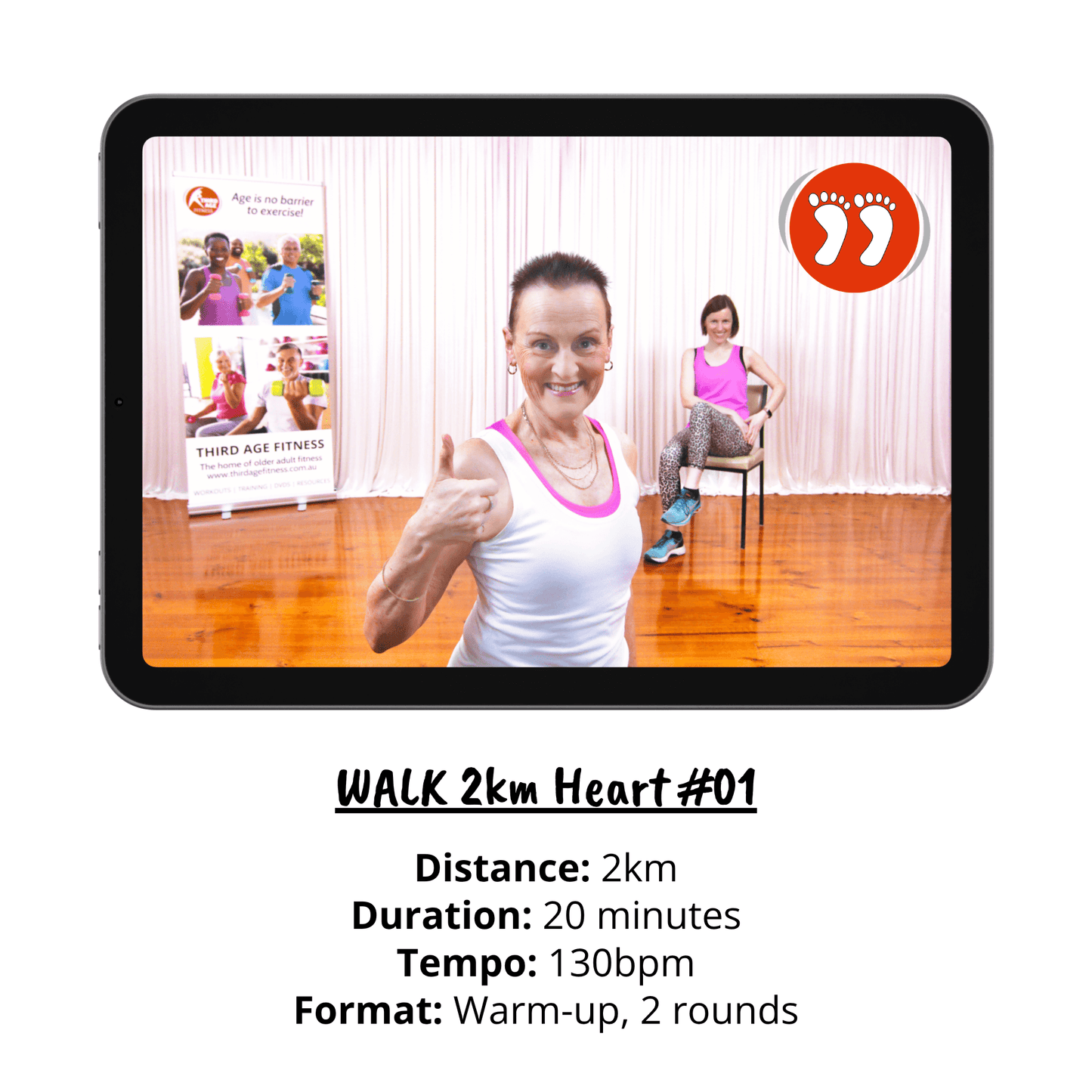 Happy Heart #2 - Walk to Wellness Class Plan Pack