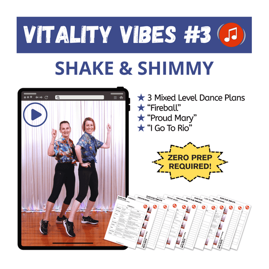 Vitality Vibes #3 - Shake & Shimmy Class Plan Pack