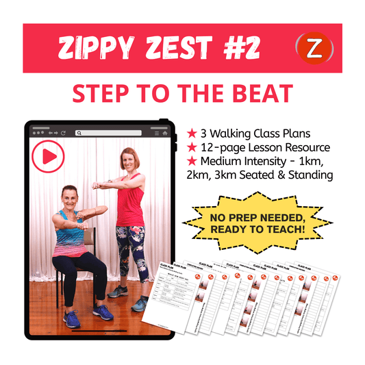 Zippy Zest #2 - Step to The Beat Class Plan Pack
