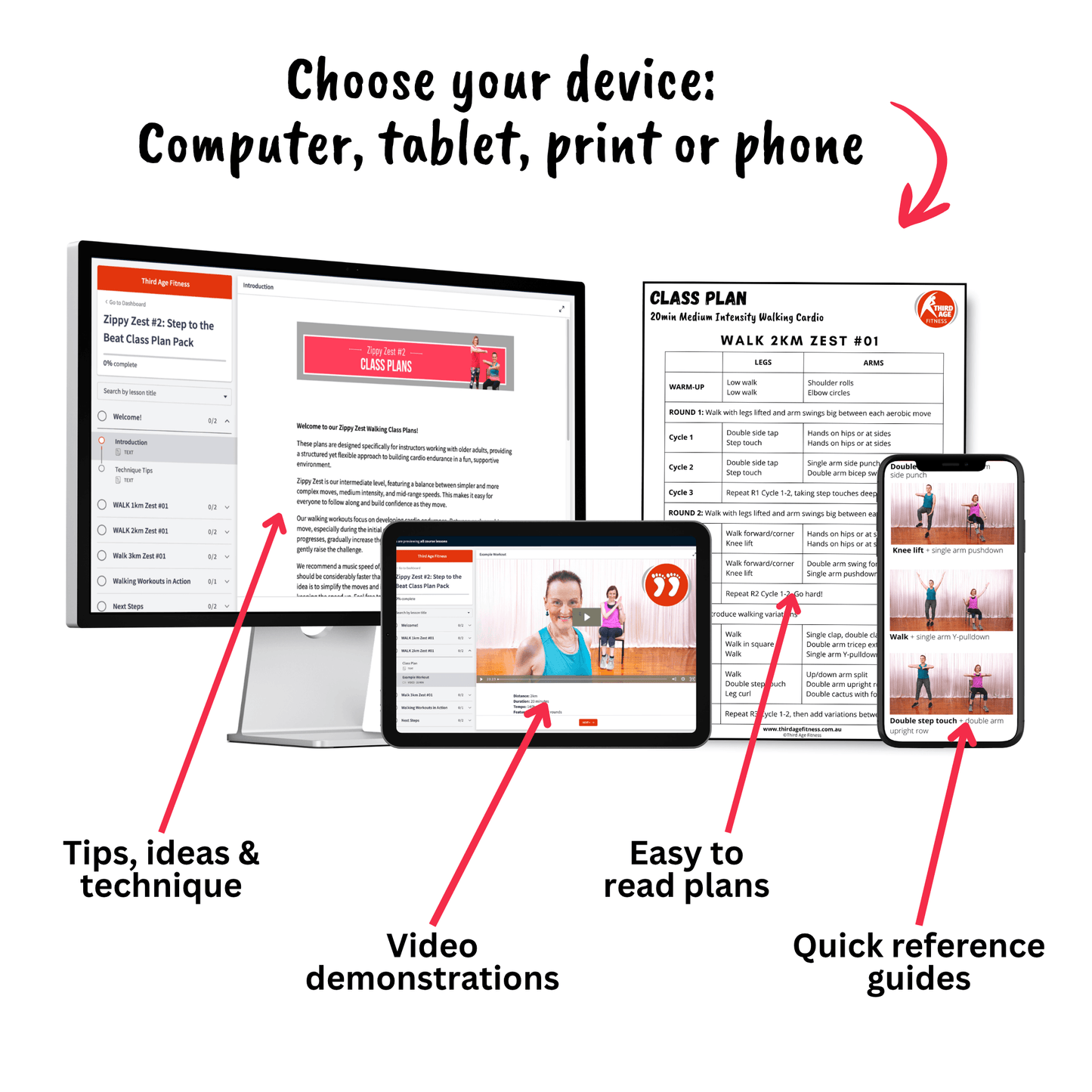 Zippy Zest #2 - Step to The Beat Class Plan Pack