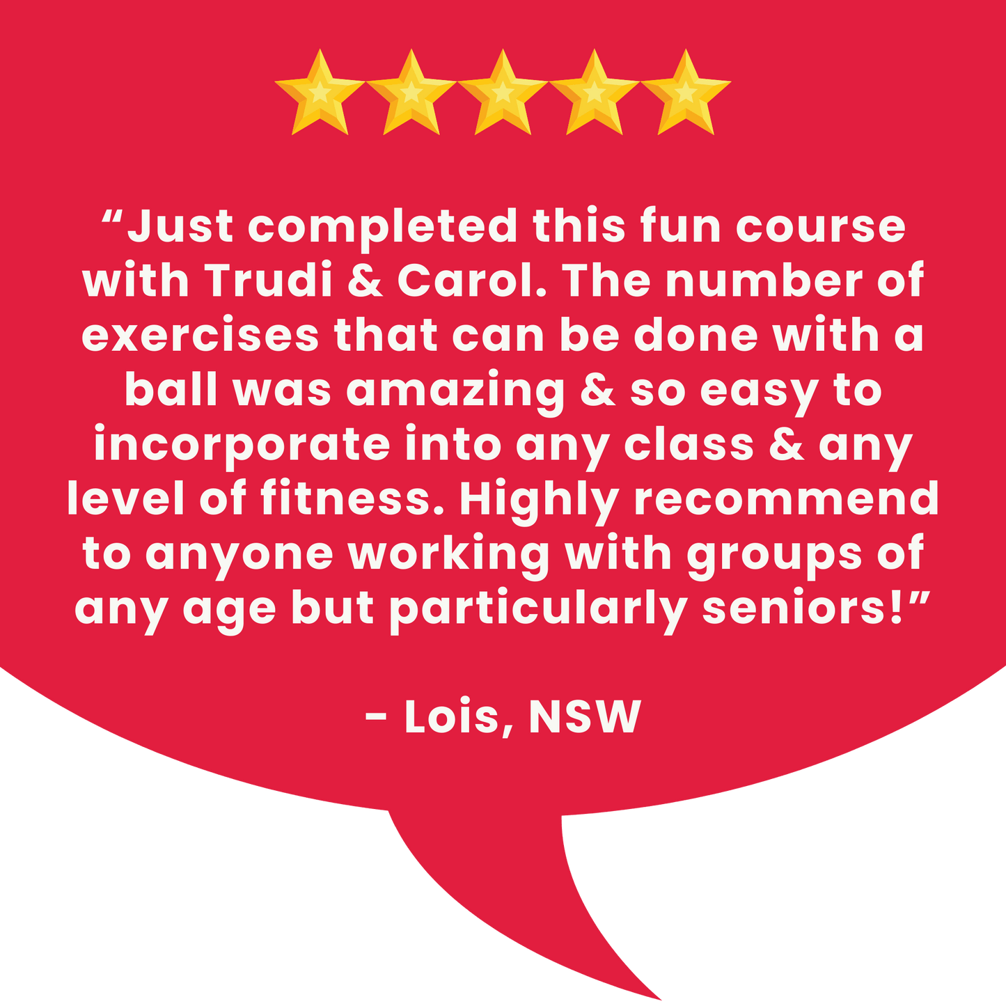 Agility Ball for Older Adults