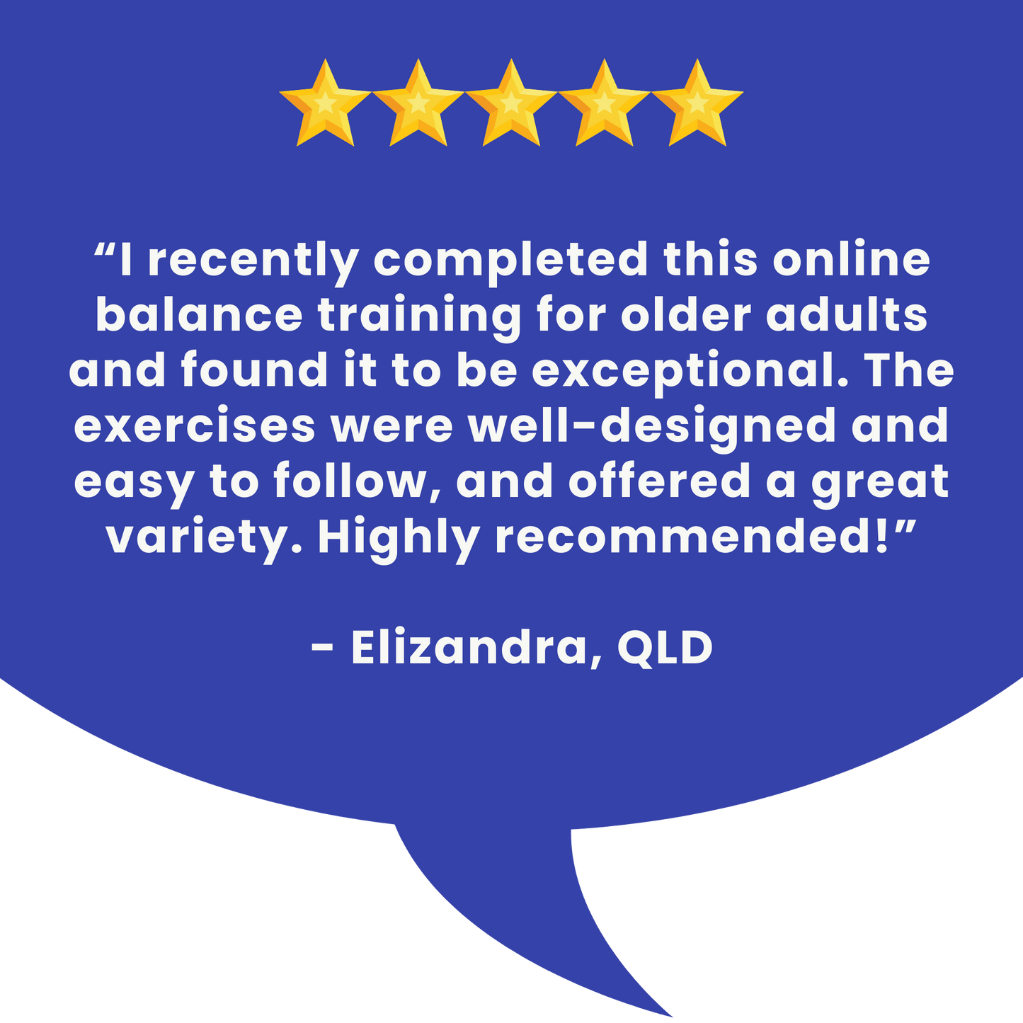 Balance Training for Older Adults