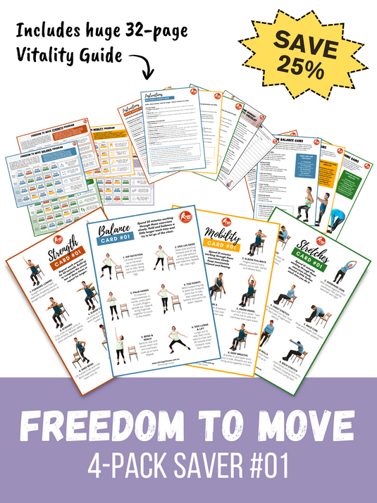 Exercise Move Program Exercise Cards for Freedom to Move – Third Age Fitness