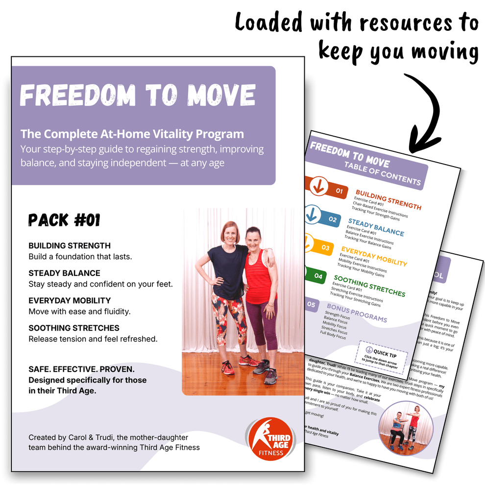 Freedom to Move 4-Pack Saver #01 - Home exercises for older adults and ...