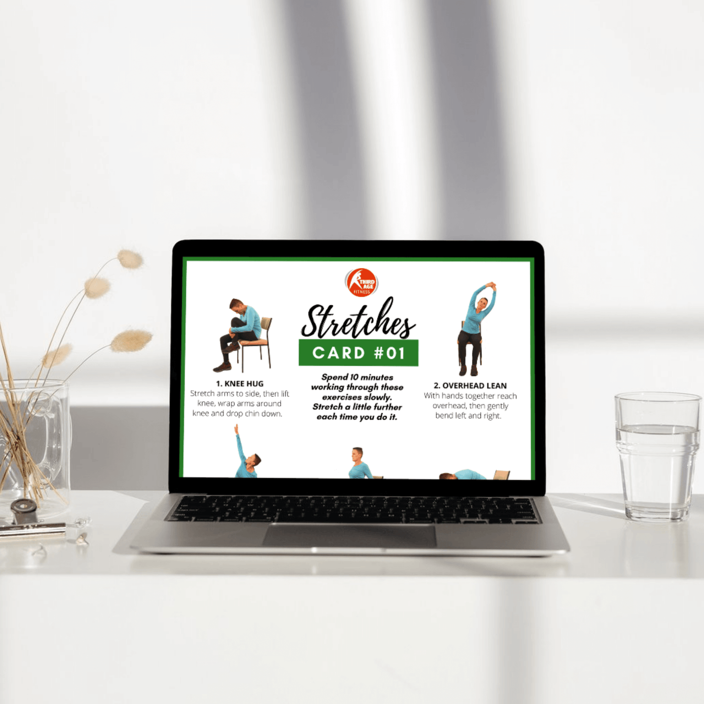 Soothing Stretches Exercise Card #01