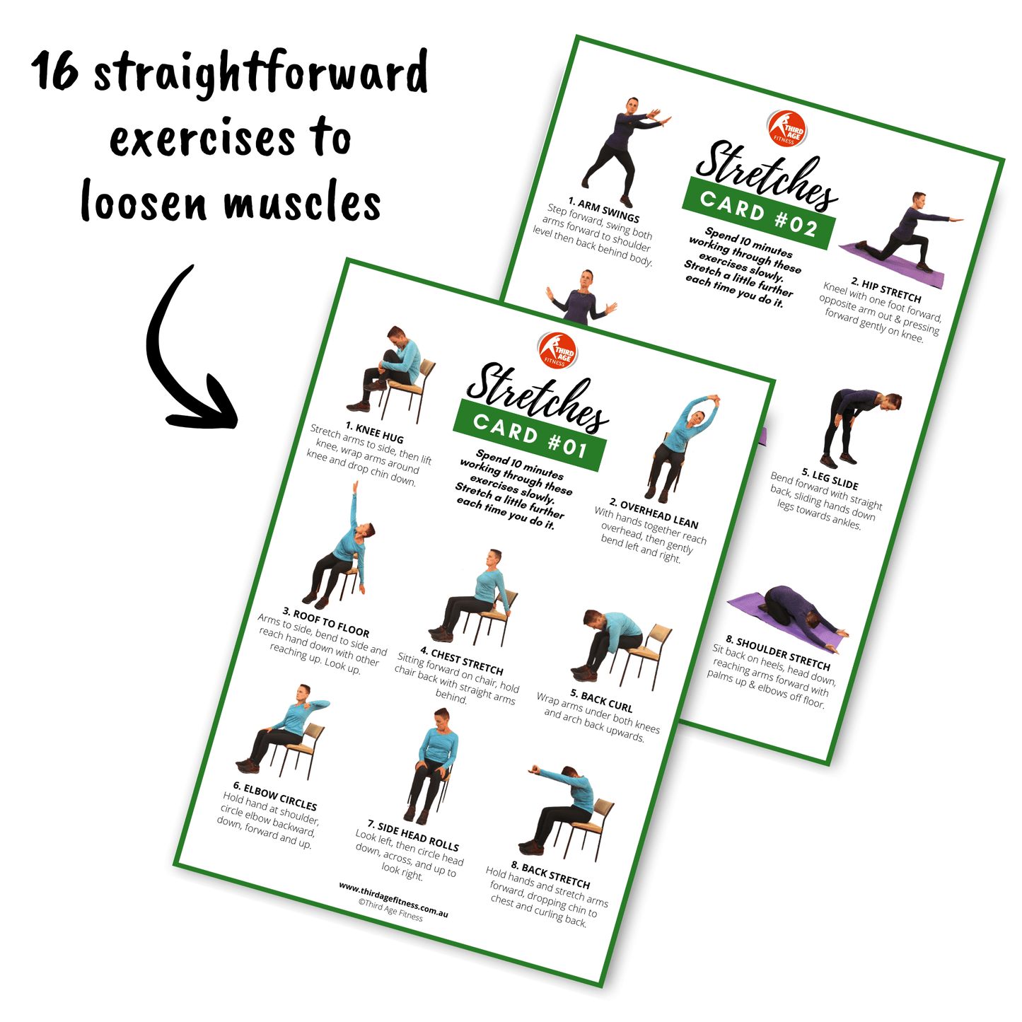 Soothing Stretches Card Combo #01