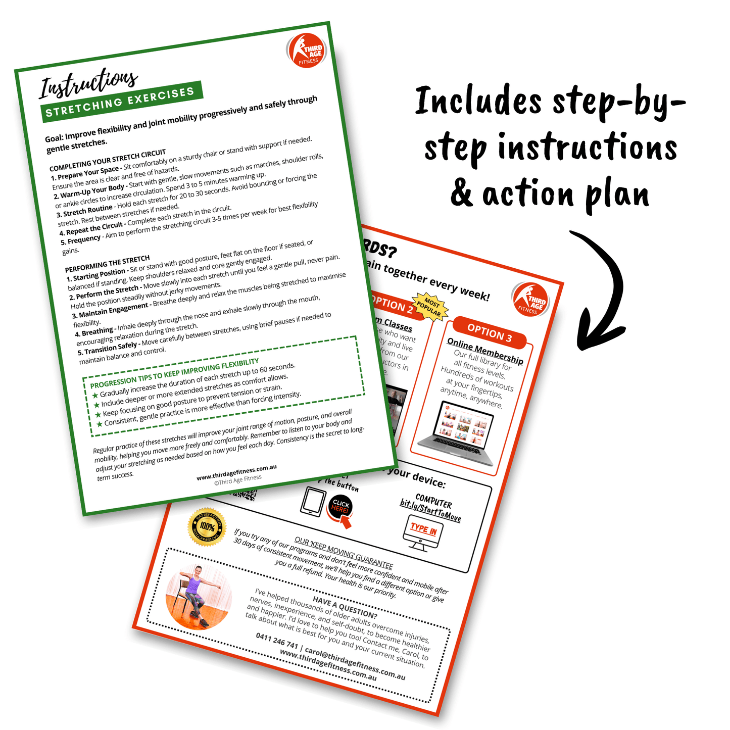 Soothing Stretches Exercise Card #01