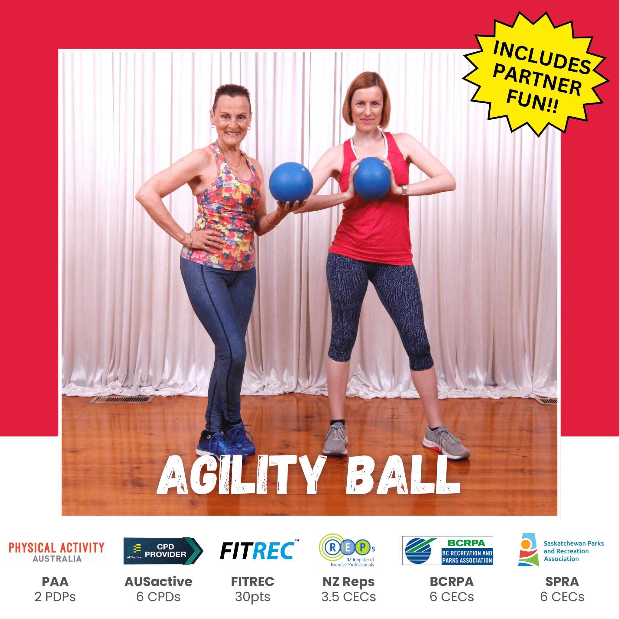 Agility Ball for Older Adults - online training for fitness instructors ...