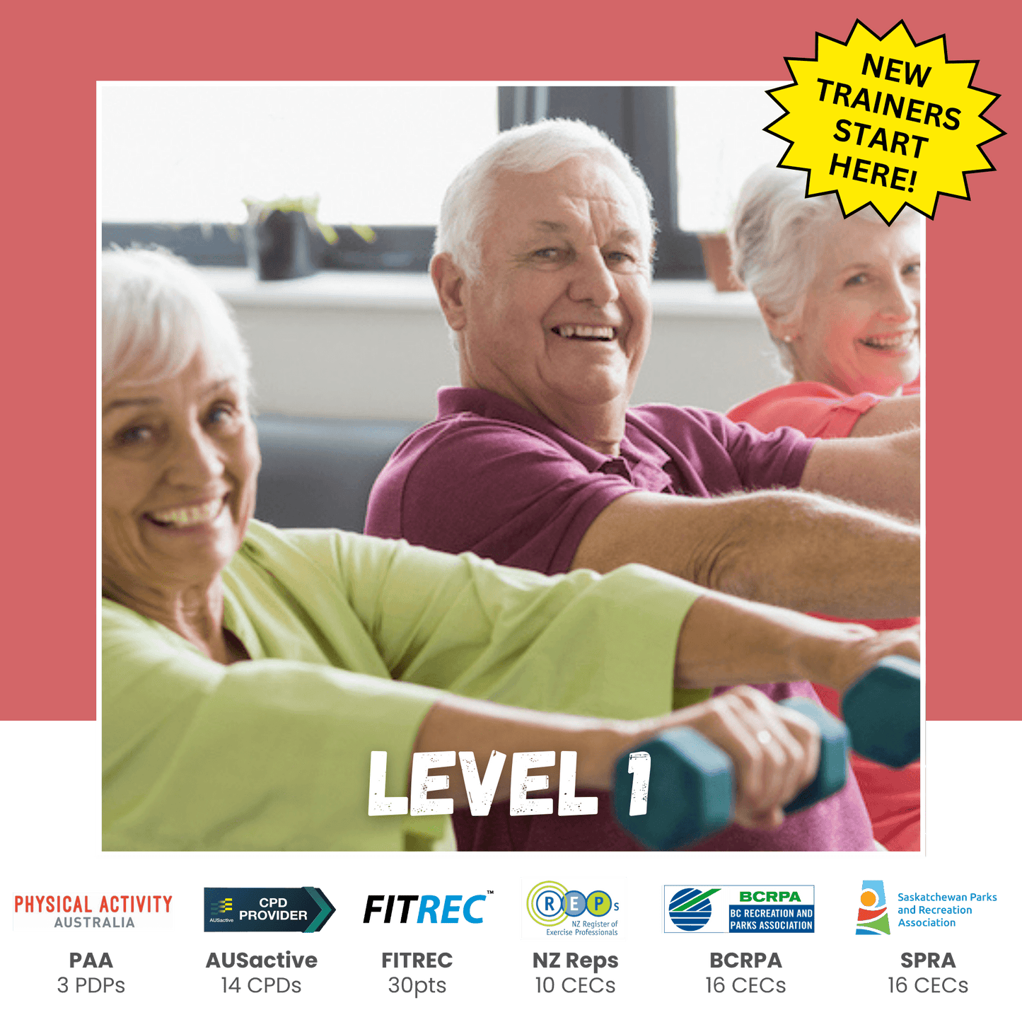 Older Adult Fitness - Level 1 (self-paced)