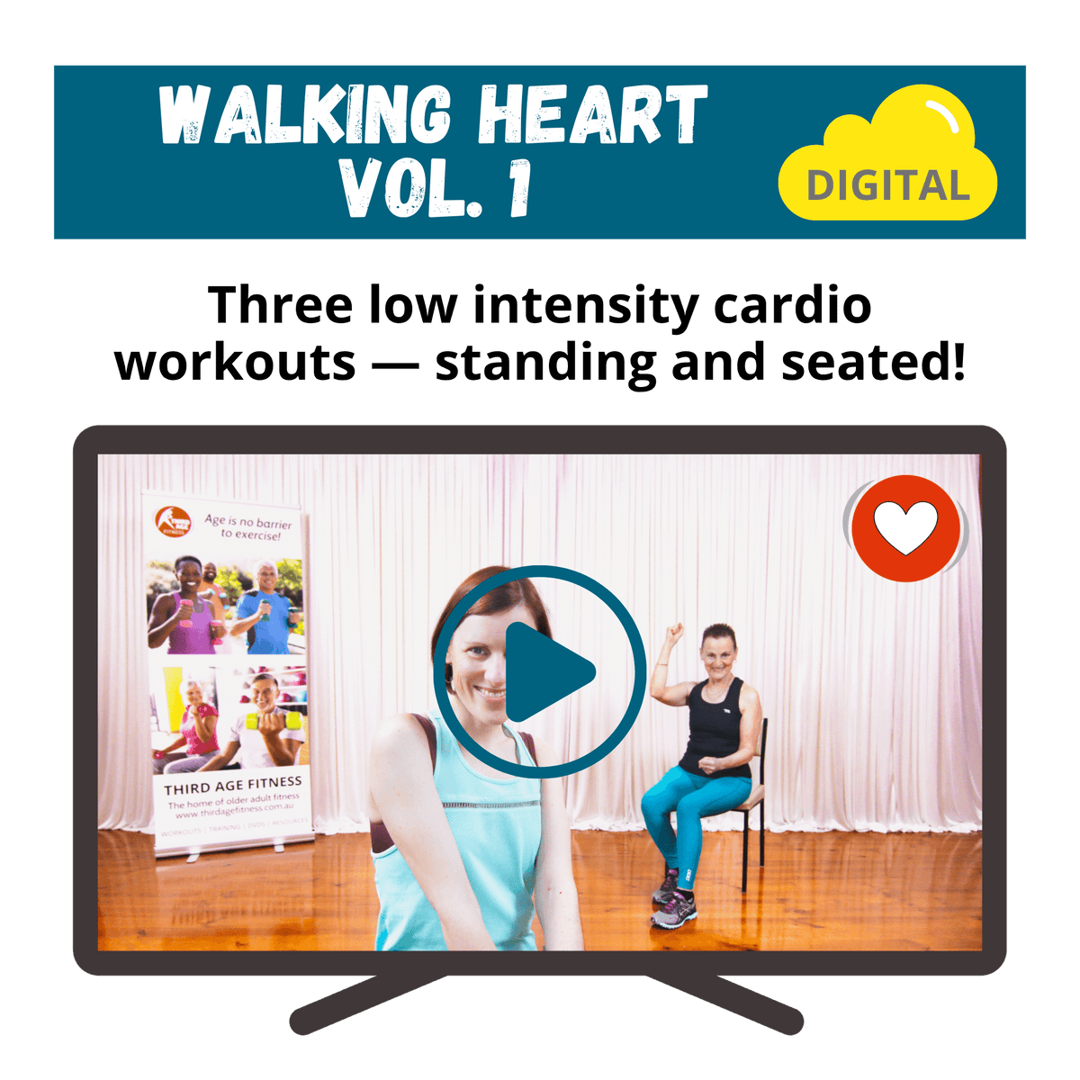 Walking Heart Vol. 1 Digital Workout Pack