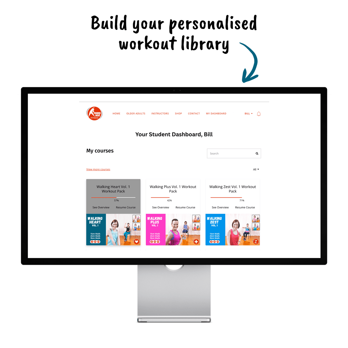 Walking Heart Vol. 1 Digital Workout Pack