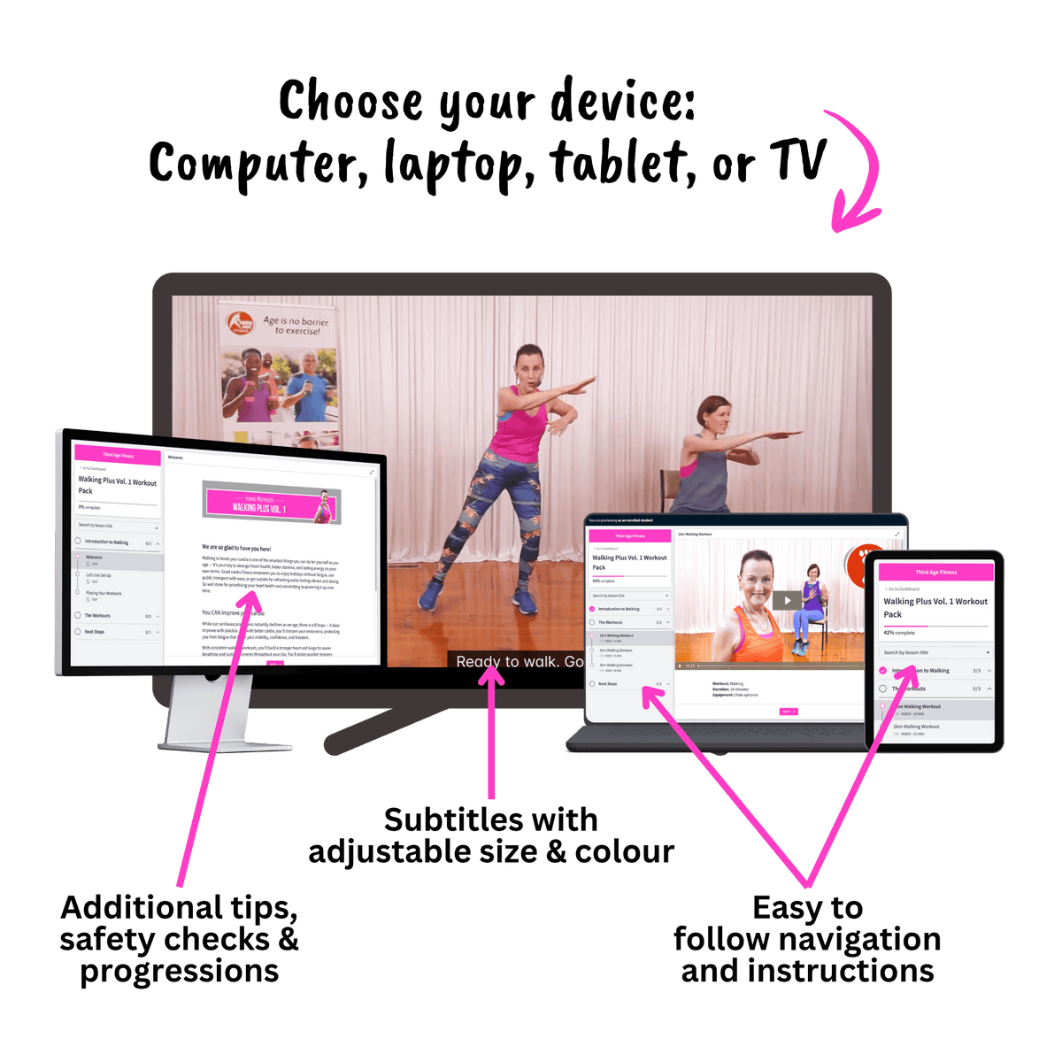 Walking Plus Vol. 1 Workout Pack