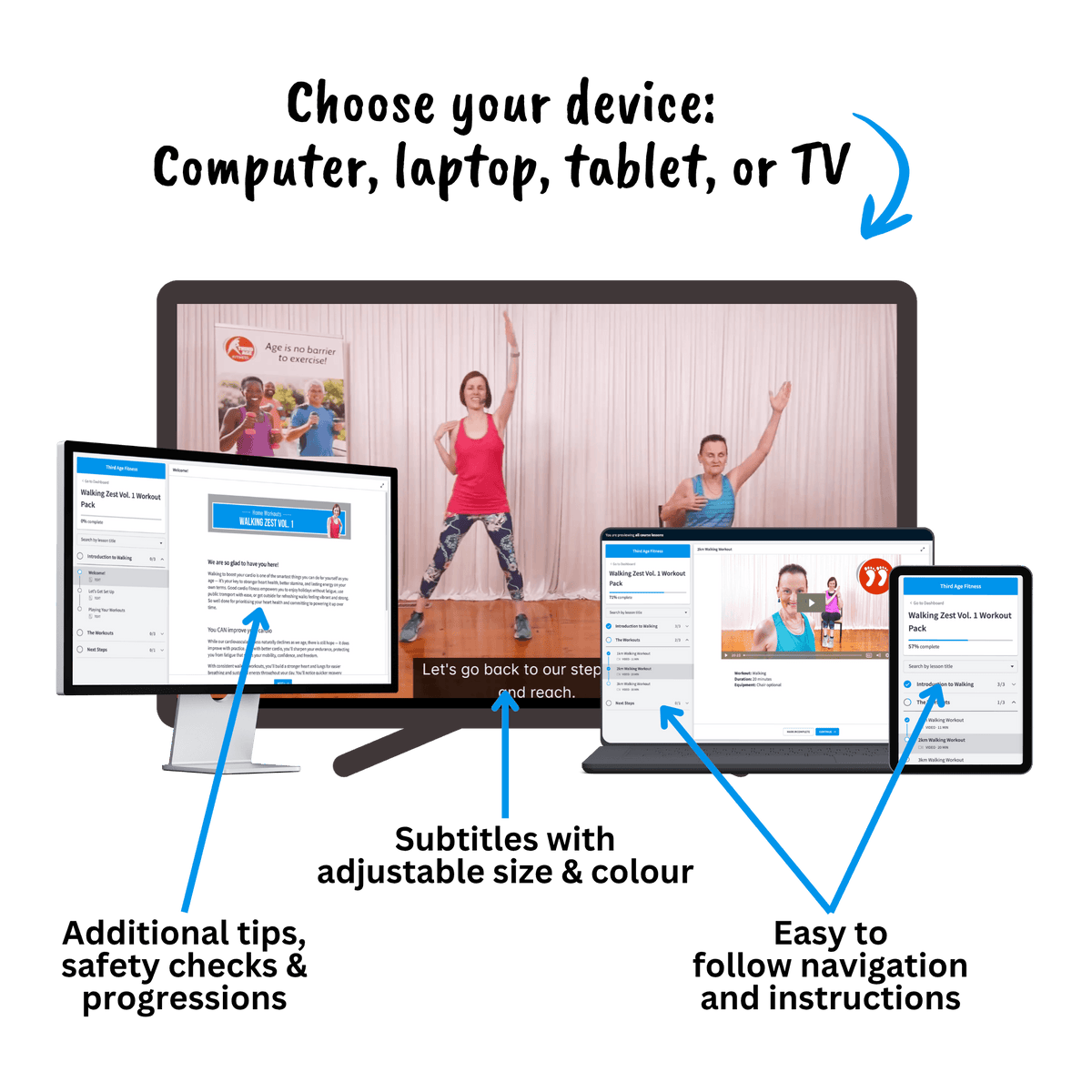 Walking Zest Vol. 1 Digital Workout Pack